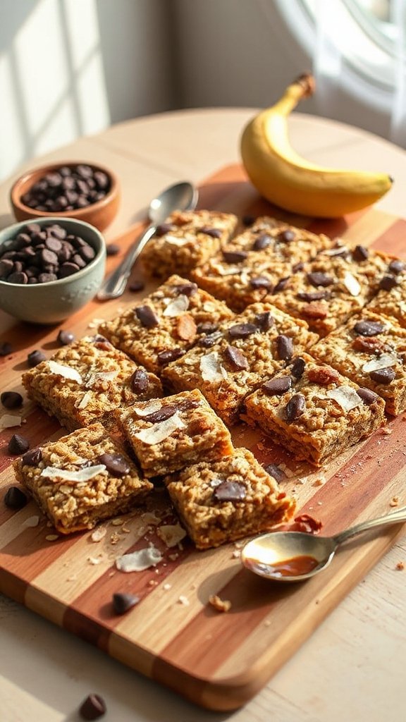 almond coconut chocolate granola bars alj3h almond coconut chocolate granola bars alj3h