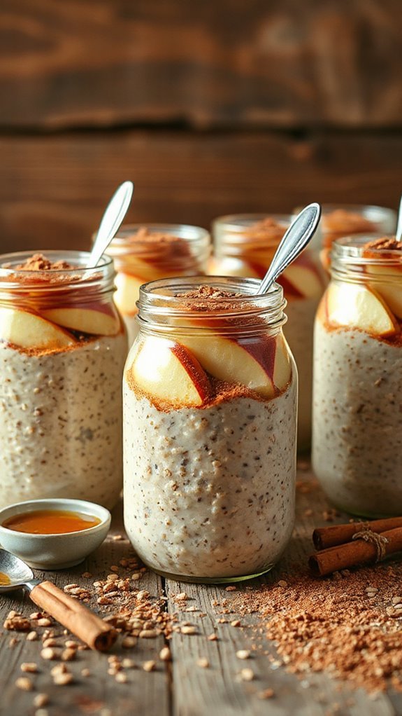 apple cinnamon overnight oats gp64g apple cinnamon overnight oats gp64g