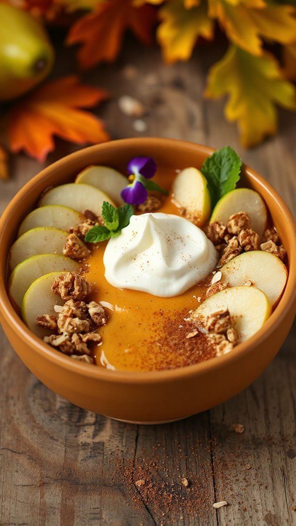 autumn flavored smoothie bowl dbdlm autumn flavored smoothie bowl dbdlm