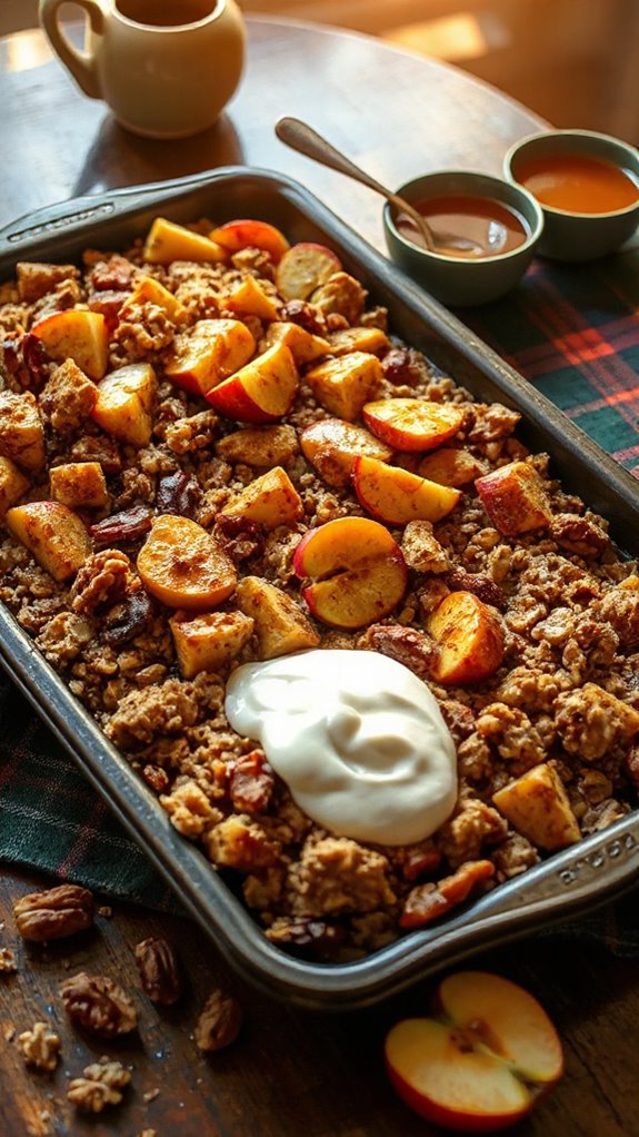 autumn inspired oatmeal breakfast delight wve65