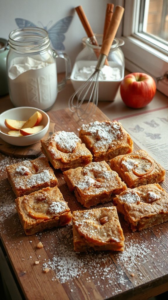 bake delicious apple blondies umkms