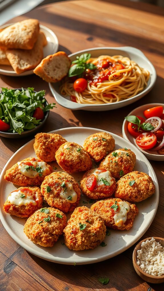 baked chicken parm bites tbphb
