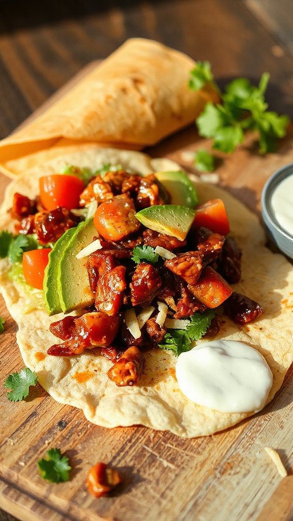 bbq chicken tortilla wraps cpe5o bbq chicken tortilla wraps cpe5o