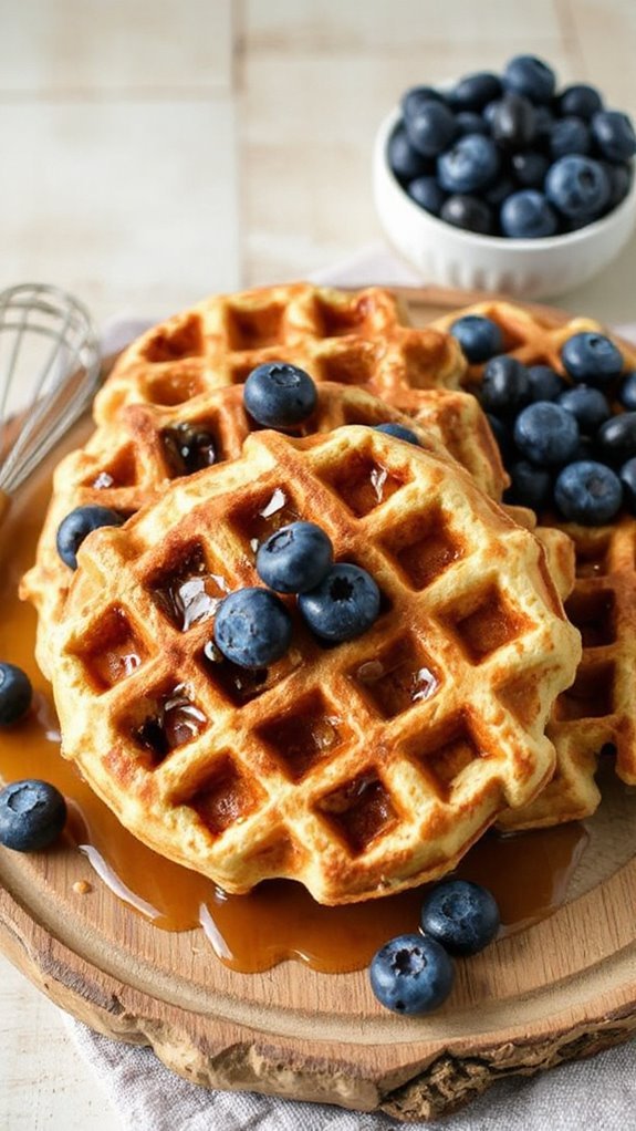 blueberry cinnamon roll waffles gfz4u blueberry cinnamon roll waffles gfz4u