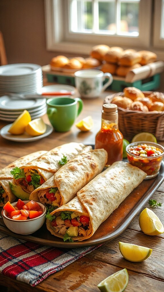 breakfast burritos for brunch u6pcj