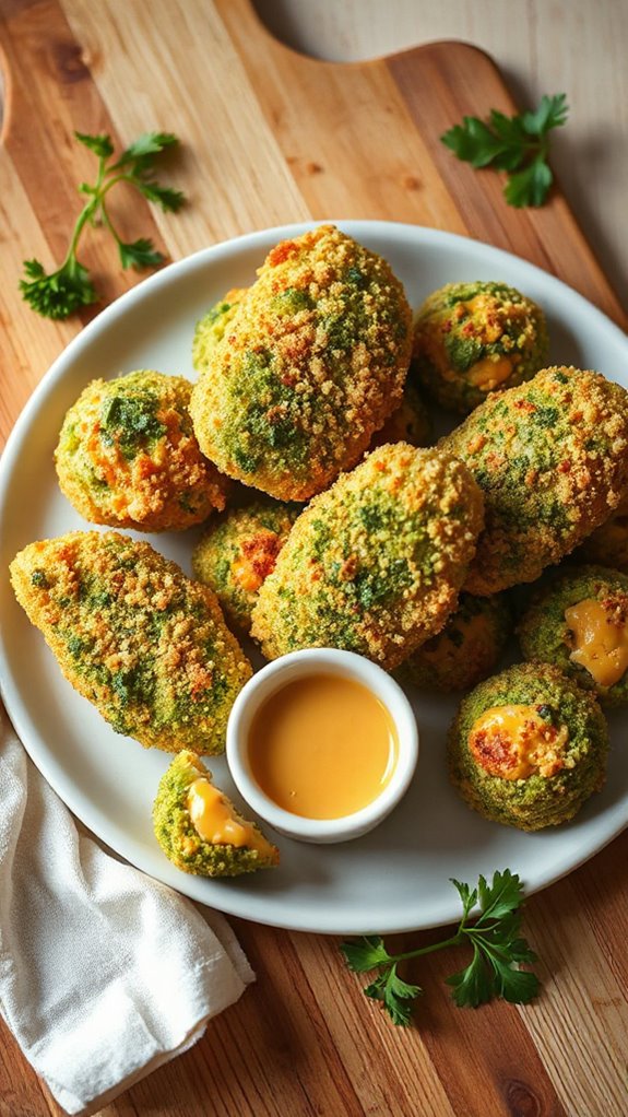 broccoli cheddar air fryer bites 3qrv0