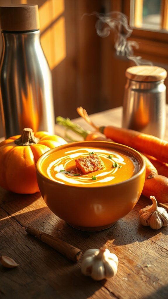 butternut squash carrot soup 3m5o2 butternut squash carrot soup 3m5o2