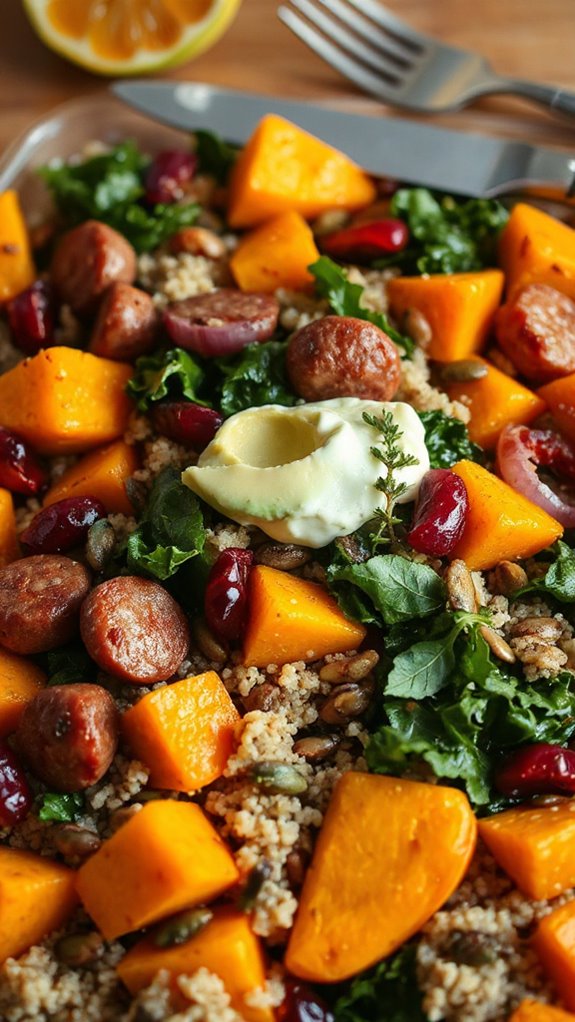 butternut squash quinoa hash rncd4