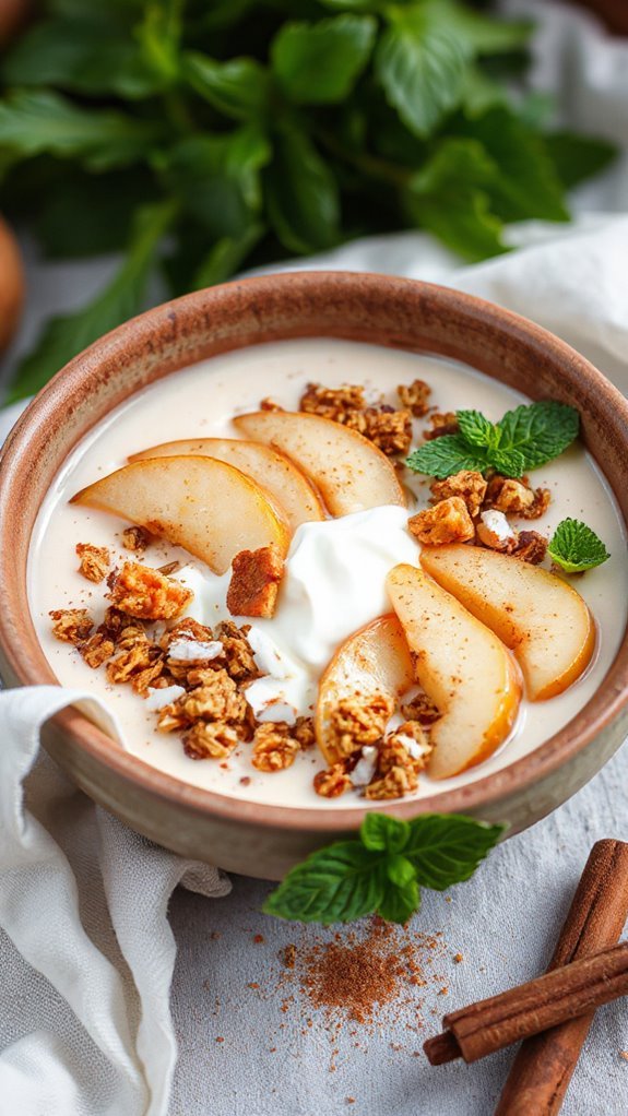chai spiced pear smoothie bowl cpd2v chai spiced pear smoothie bowl cpd2v
