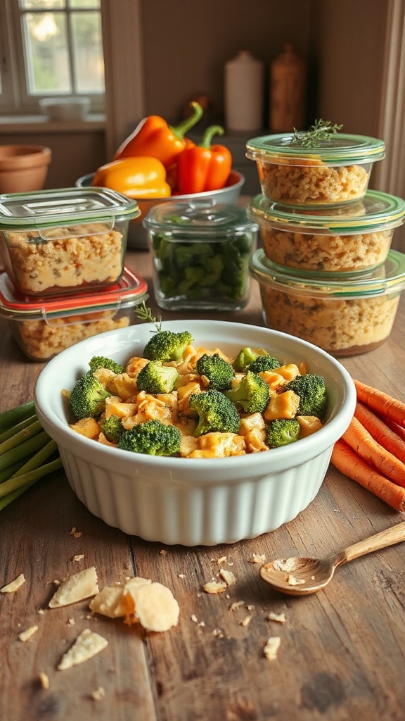 cheesy broccoli rice casserole g1j3u