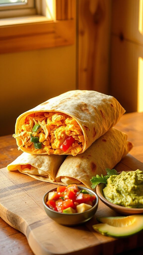 cheesy chicken egg burritos 4pqzr cheesy chicken egg burritos 4pqzr