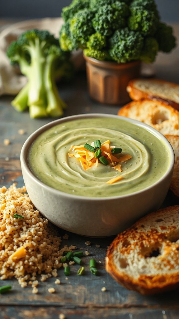 cheesy quinoa broccoli soup e2485