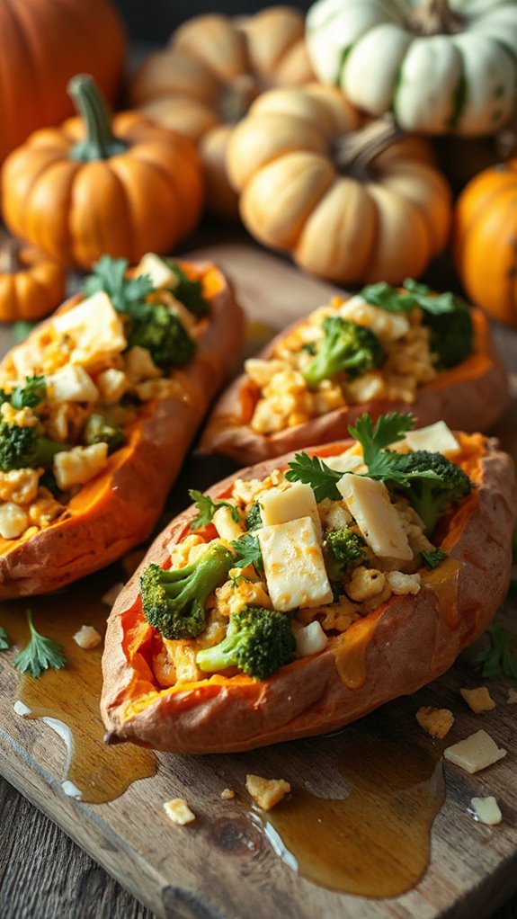 cheesy stuffed sweet potatoes gsjnj
