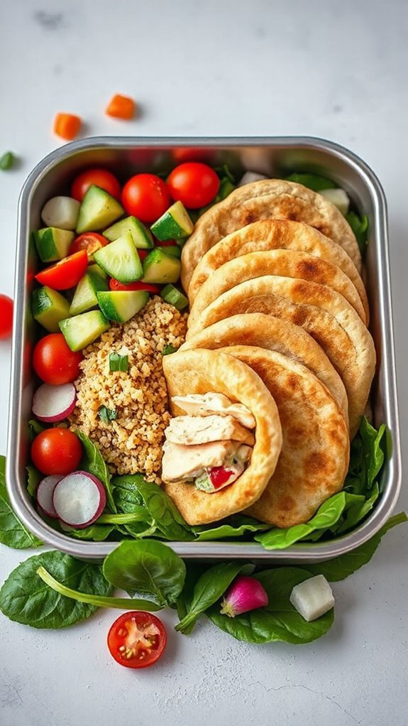 chicken salad stuffed pitas qzl76