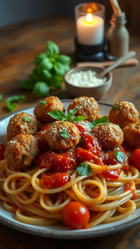 chickpea meatballs with marinara gacri