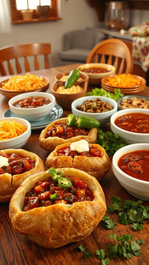 chili potato toppings bar dqhe2 chili potato toppings bar dqhe2