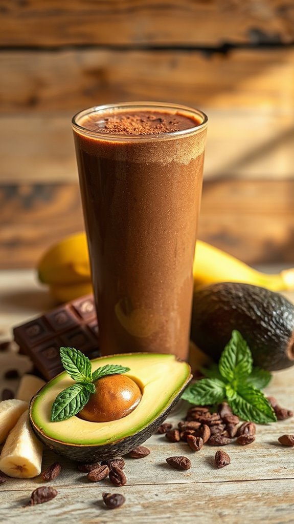 chocolate avocado smoothie recipe e7gec chocolate avocado smoothie recipe e7gec