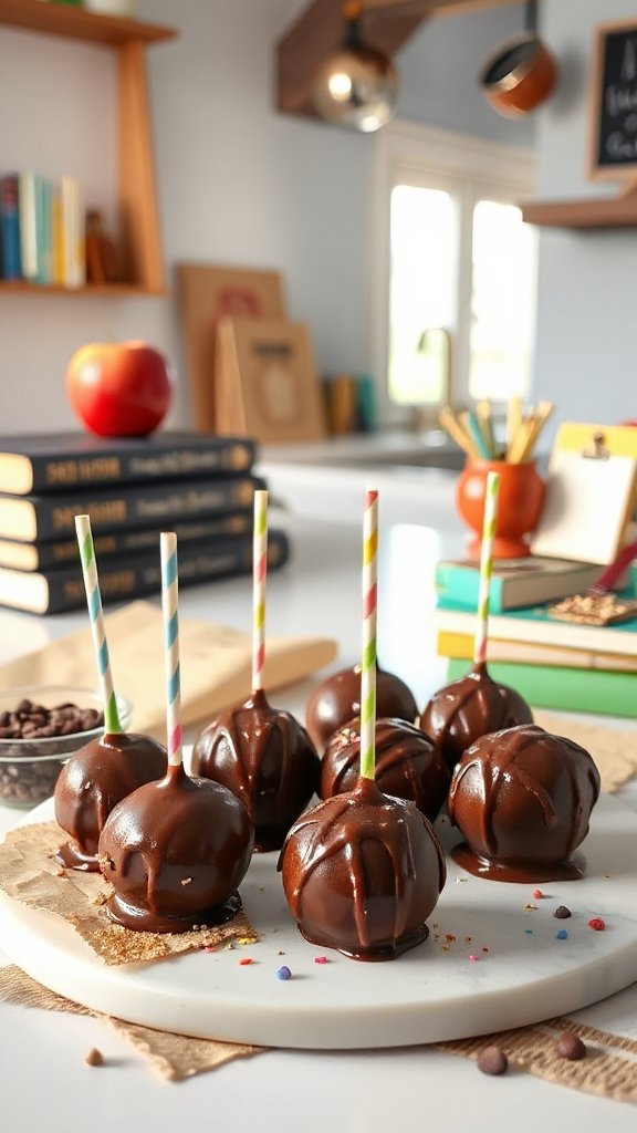 chocolate cake lollipop treats 181gu 1 chocolate cake lollipop treats 181gu 1