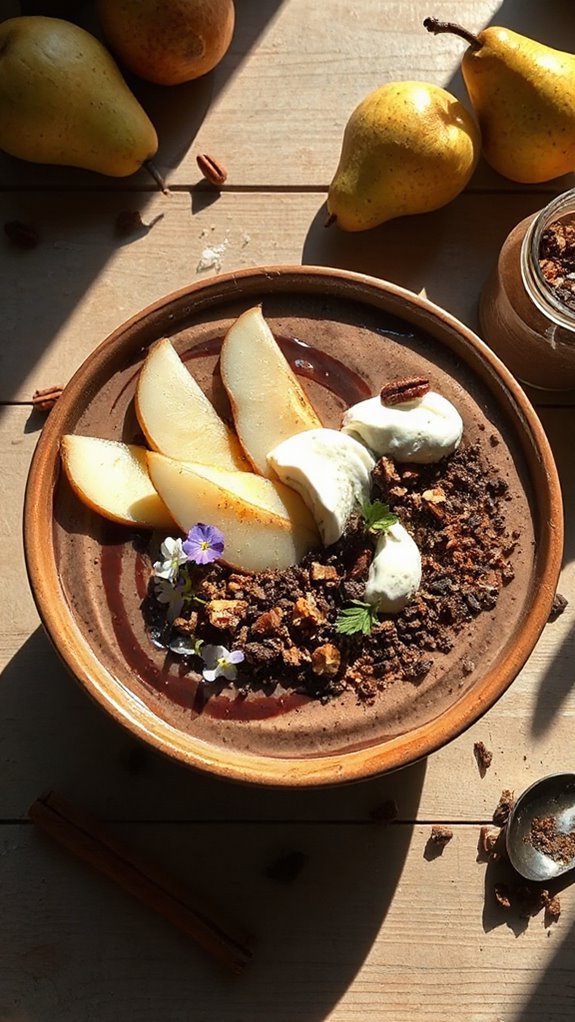 chocolate pear smoothie bowl 7pz8l chocolate pear smoothie bowl 7pz8l
