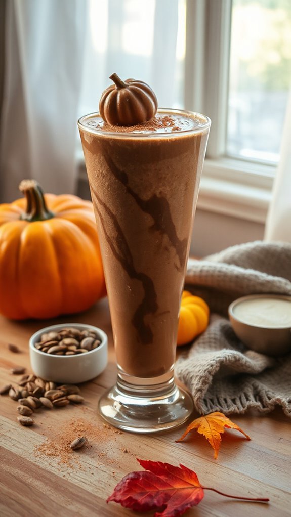 chocolate pumpkin spice smoothie 3uufj chocolate pumpkin spice smoothie 3uufj