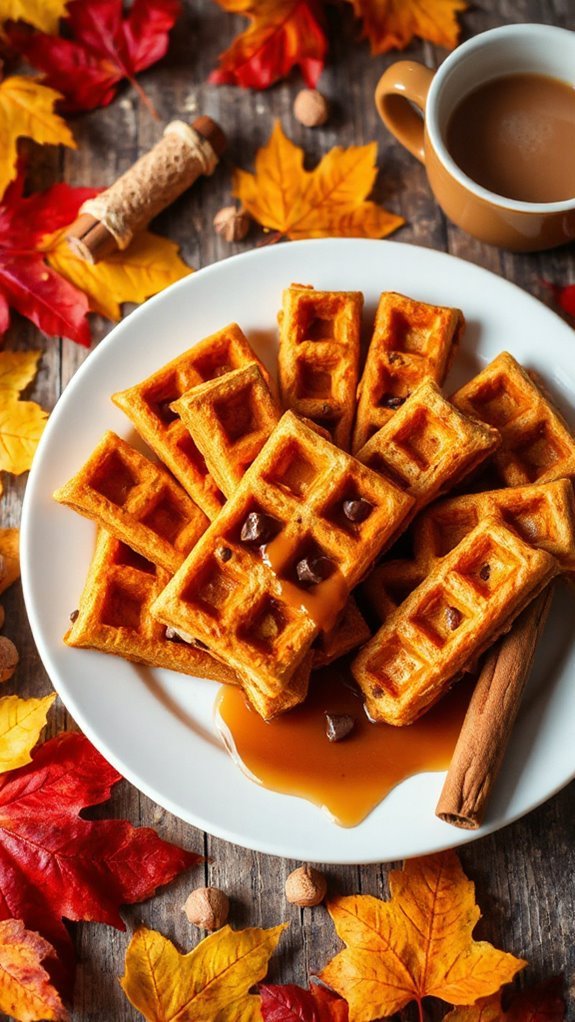 chocolate pumpkin spice waffles twfl8 chocolate pumpkin spice waffles twfl8