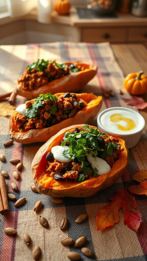 chorizo stuffed sweet potatoes lvnew