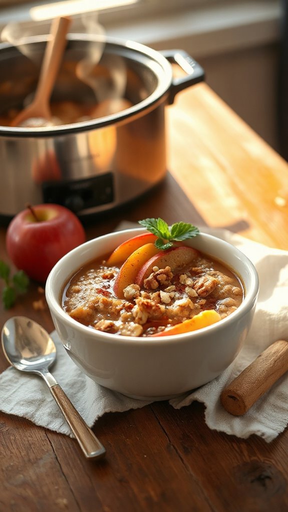 cinnamon apple maple oatmeal dknyf