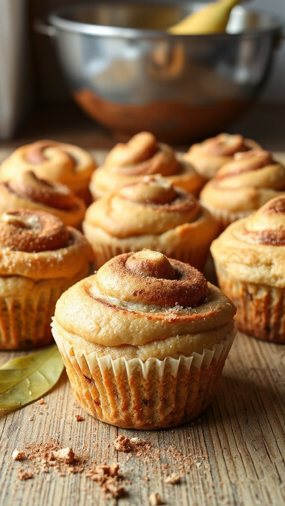 cinnamon swirl banana bread muffin tops 5p8ru cinnamon swirl banana bread muffin tops 5p8ru