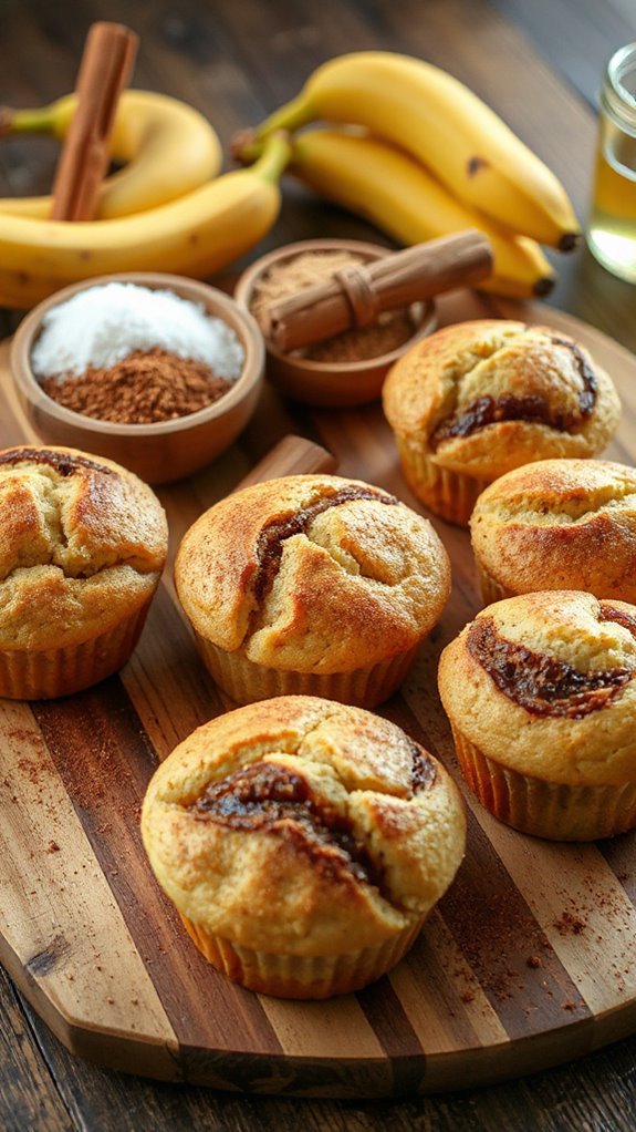 cinnamon swirl banana bread muffin tops v7rta 1 cinnamon swirl banana bread muffin tops v7rta 1