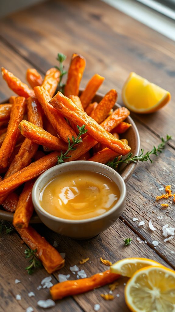 citrus infused carrot fries recipe 5besf