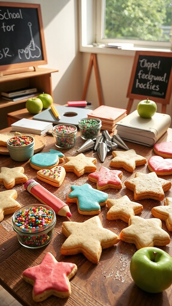 classroom supplies inspired cookies i8uwx