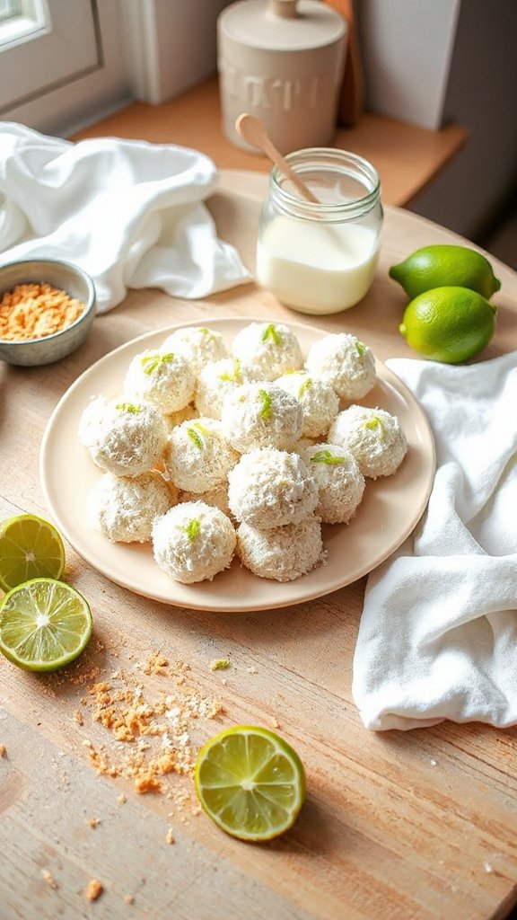 coconut lime energy balls iwr35 coconut lime energy balls iwr35