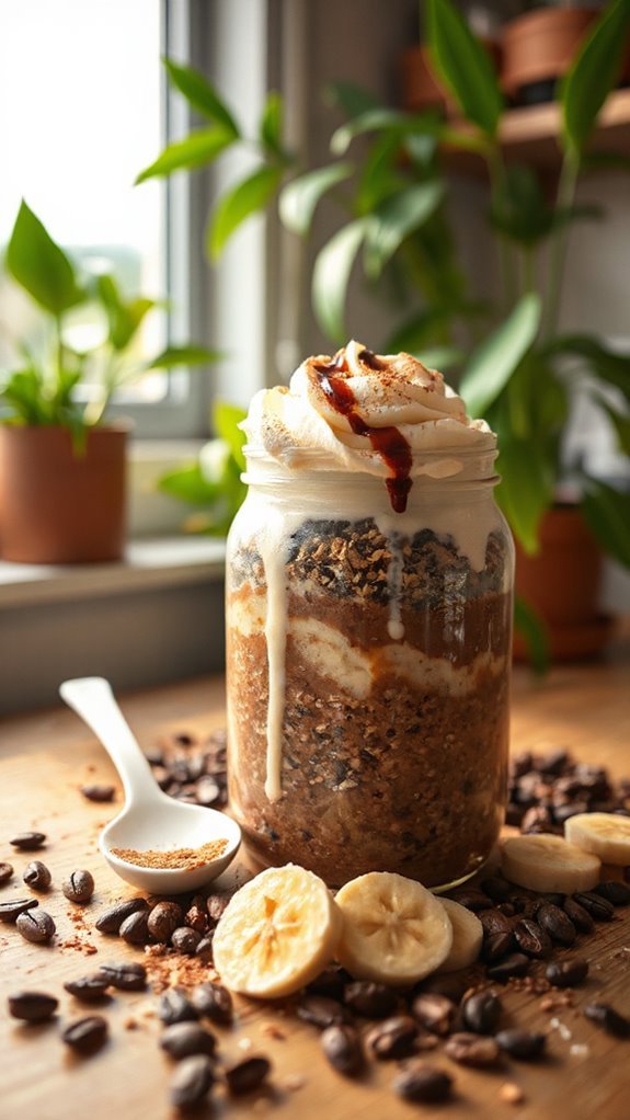 coffee infused tropical overnight oats 66th3 coffee infused tropical overnight oats 66th3