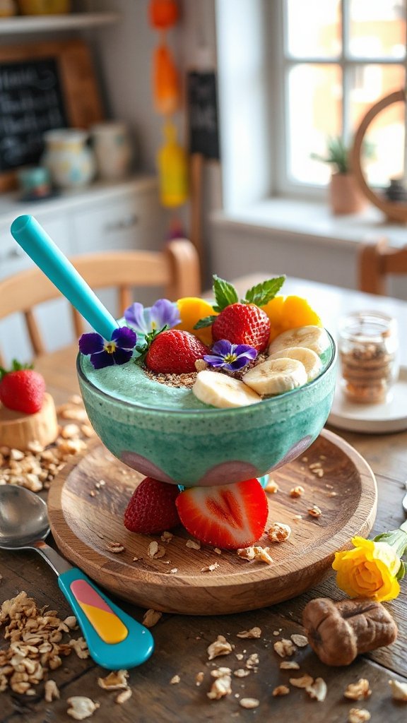 colorful and nutritious breakfast b7l3x