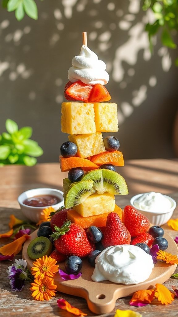 colorful fruit skewers recipe sryex colorful fruit skewers recipe sryex