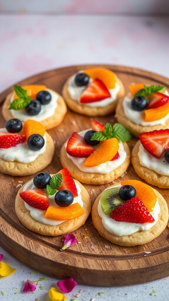 colorful mini fruit pizzas vn3fy colorful mini fruit pizzas vn3fy