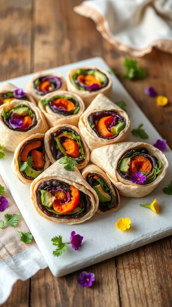 colorful veggie wraps recipe 6uq5r colorful veggie wraps recipe 6uq5r