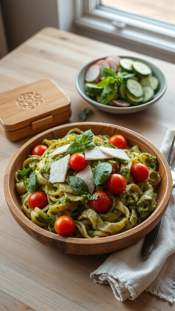 creamy avocado pesto pasta aynyg creamy avocado pesto pasta aynyg