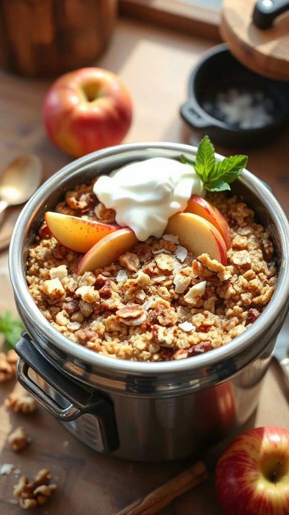 creamy overnight apple cinnamon oats bazga creamy overnight apple cinnamon oats bazga