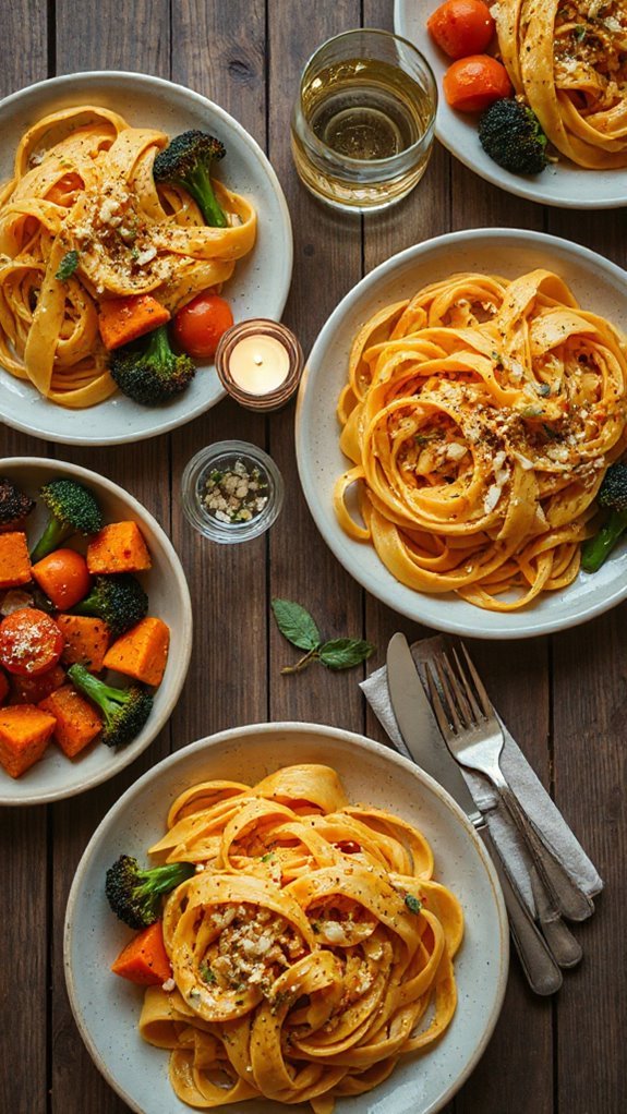 creamy pumpkin alfredo pasta morie creamy pumpkin alfredo pasta morie