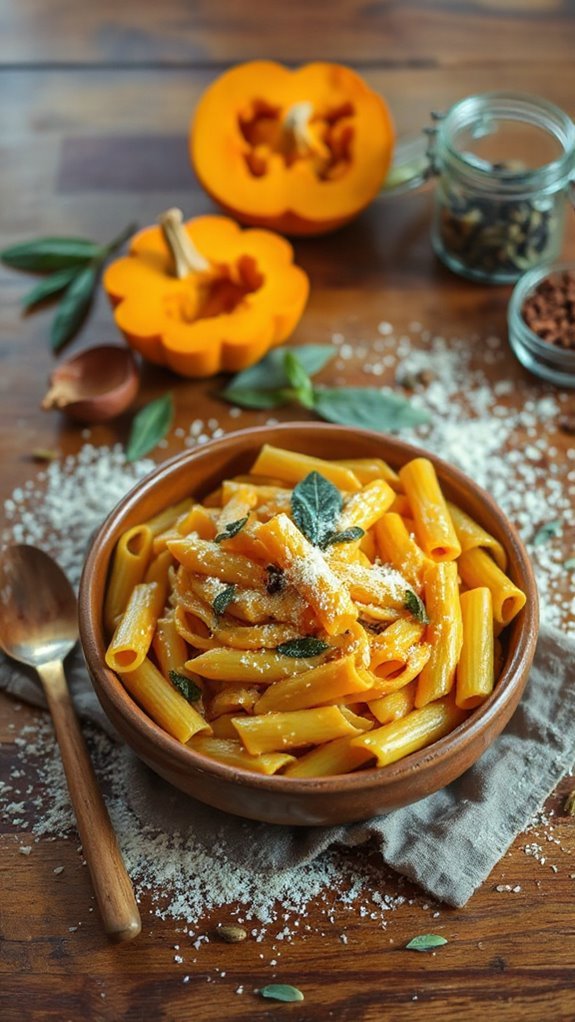 creamy pumpkin alfredo pasta tfrg3 creamy pumpkin alfredo pasta tfrg3