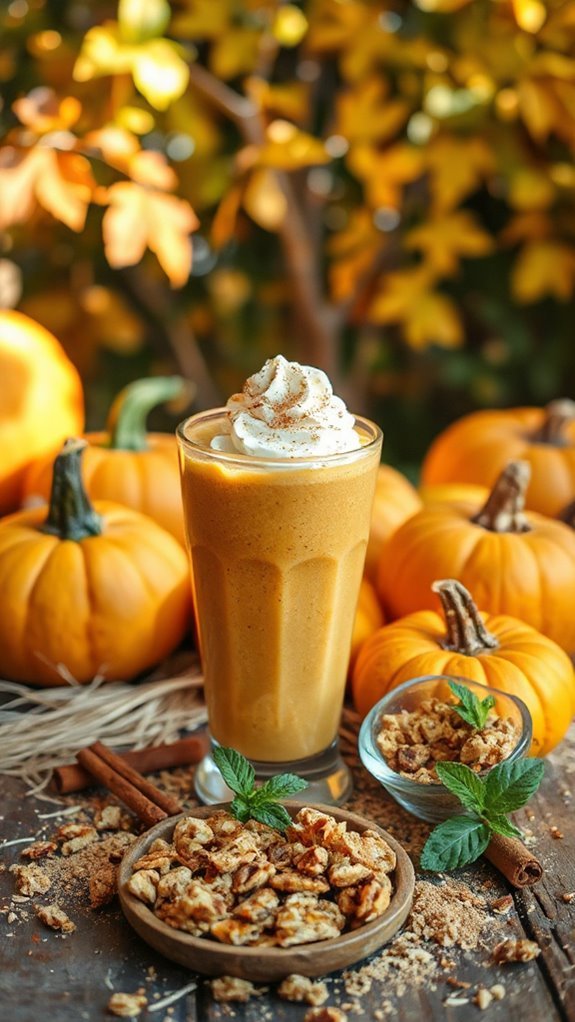 creamy pumpkin spice smoothie t044g creamy pumpkin spice smoothie t044g
