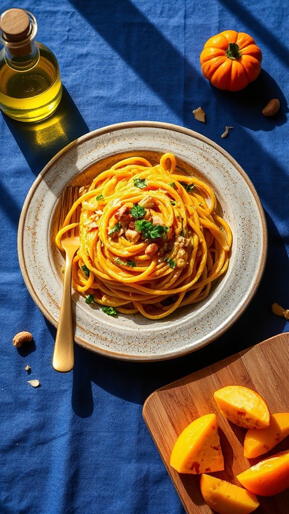 creamy vegan pumpkin pasta xatjh creamy vegan pumpkin pasta xatjh