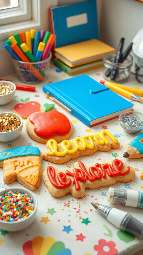 creative baked message cookies 7yrgo
