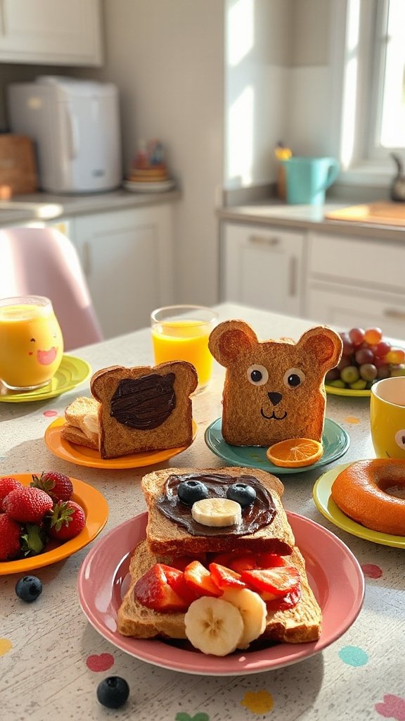 creative toast breakfast art nc62s