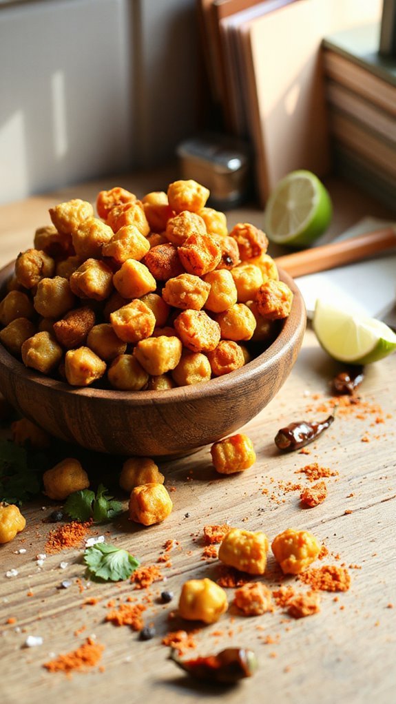 crunchy chipotle chickpea snack r0pyx crunchy chipotle chickpea snack r0pyx