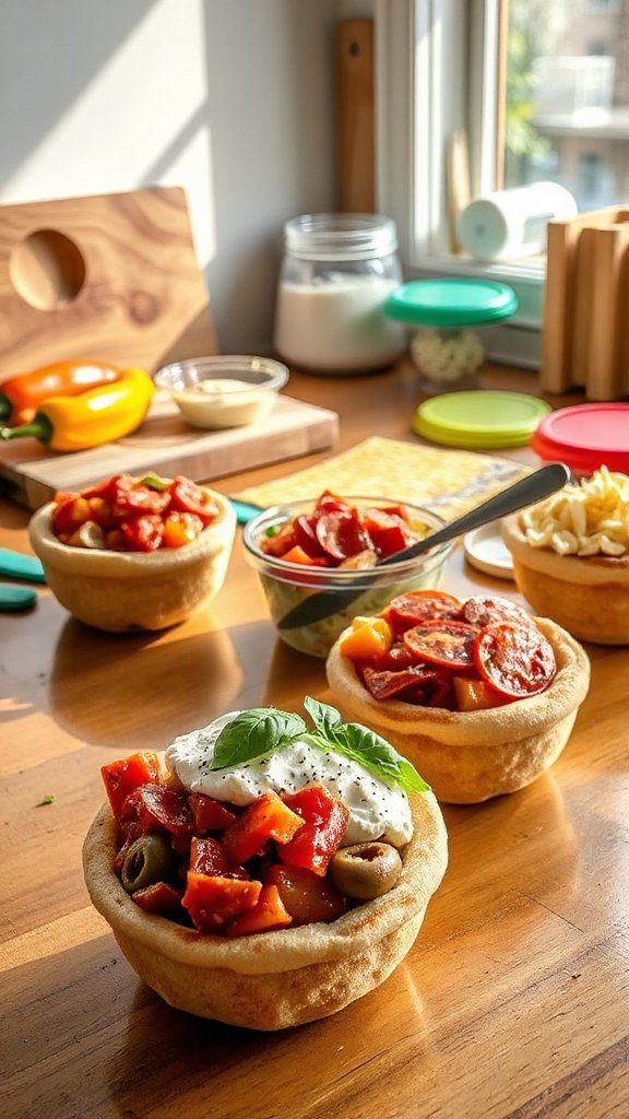 customizable pita pizza bowl 46lgp customizable pita pizza bowl 46lgp