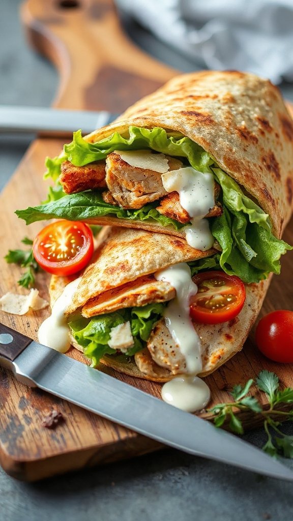 delicious chicken caesar wrap nion2 delicious chicken caesar wrap nion2