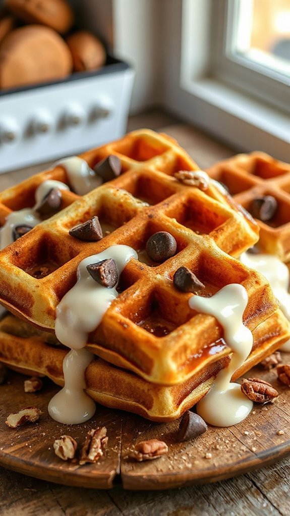 delicious chocolate cinnamon waffles 8d61y delicious chocolate cinnamon waffles 8d61y