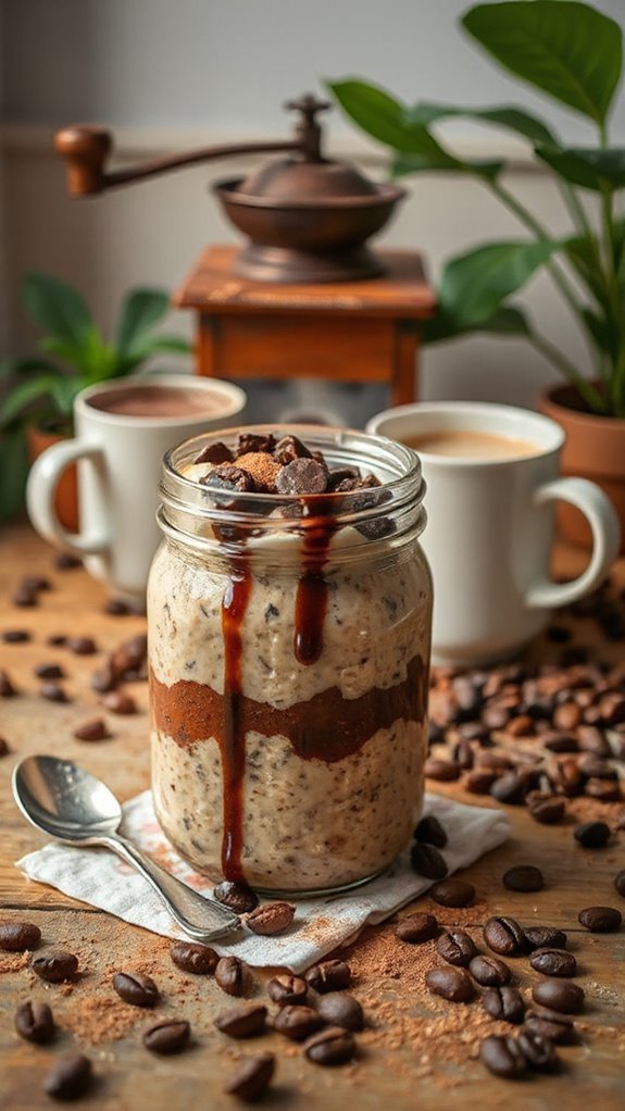 espresso chip overnight oats jdzyy espresso chip overnight oats jdzyy